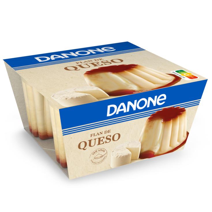 FLAN DE QUESO, 4X100GR DANONE