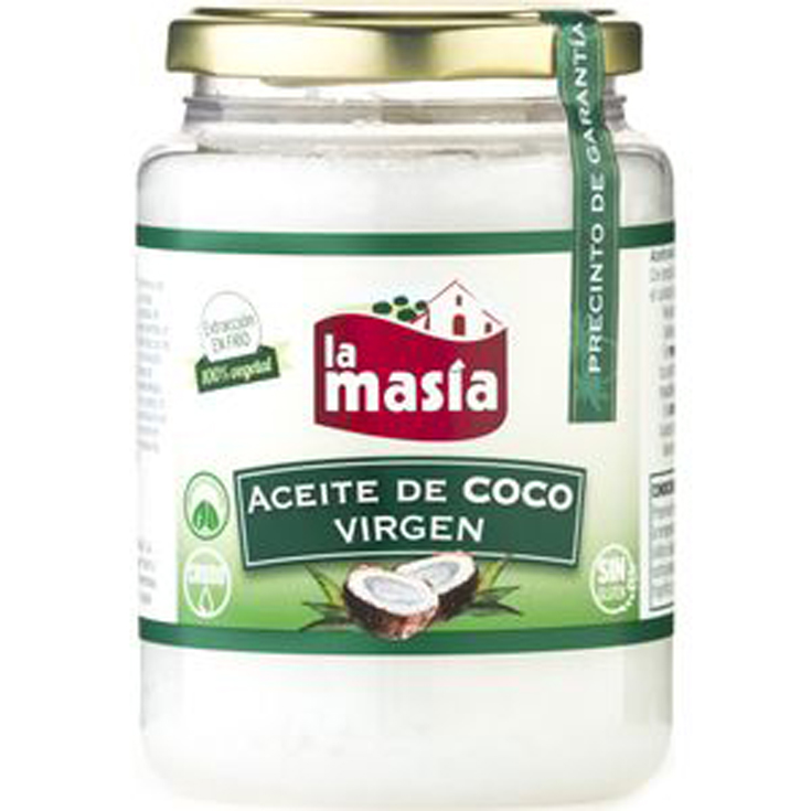 ACEITE DE COCO VIRGEN EXTRA, 375ML LA MASIA