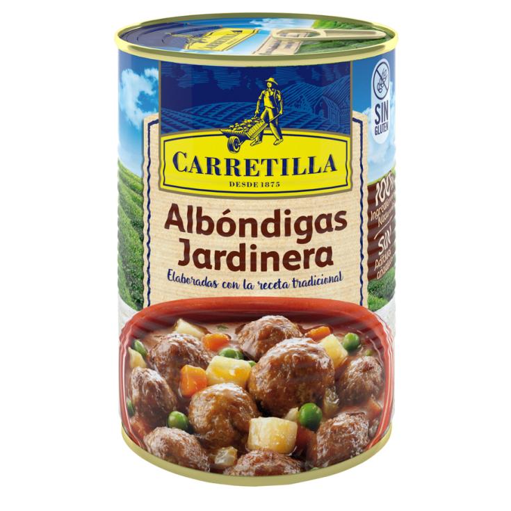 ALBONDIGAS JARDINERA, 415GR CARRETILLA