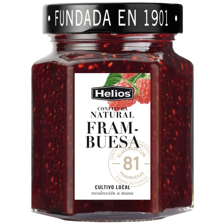 CONFITURA NATURAL FRAMBUESA, 330G HELIOS