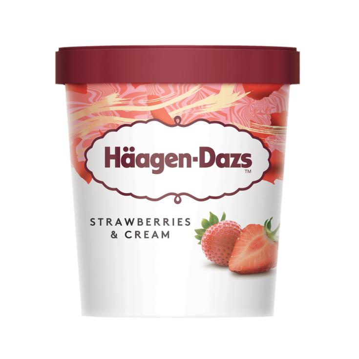 HELADO DE FRESA, 460ML HäAGEN-DAZS