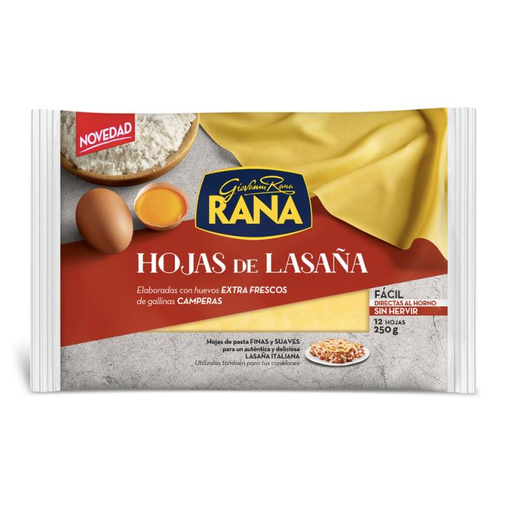 HOJAS FRESCAS PASTA PARA LASAÑA , 250G RANA