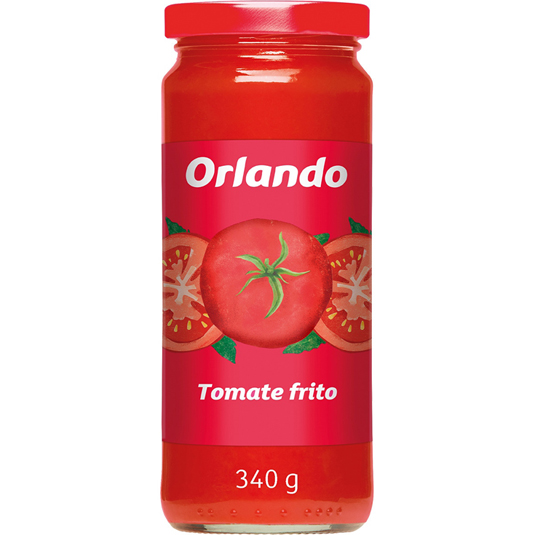 TOMATE FRITO FRASCO, 340G ORLANDO