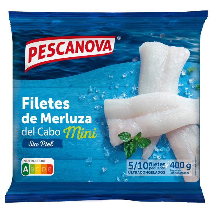 FILETES DE MERLUZA SIN PIEL MINI BOLSA 400 G PESCANOVA