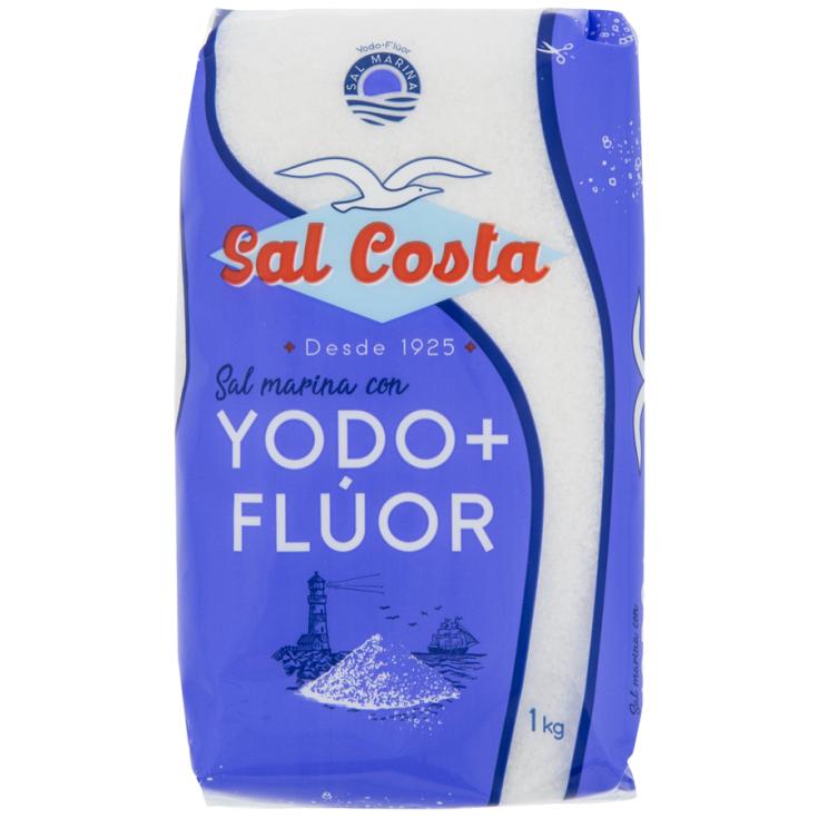 SAL CON YODO Y FLUOR, 1KG COSTA